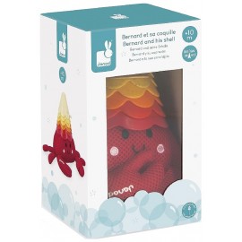 JEU DE BAIN BERNARD ET SA COQUILLE - JANOD-3700217347345-Lilojouets-Questembert-Muzillac-Morbihan