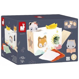 BOITE A MOUCHOIRS ET DES FORMES EN BOIS - JANOD-3700217351403-Lilojouets-Questembert-Muzillac-Morbihan