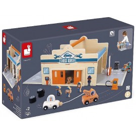 MON PREMIER GARAGE EN BOIS - CROSS ROADS - JANOD-3700217359188-Lilojouets-Questembert-Muzillac-Morbihan