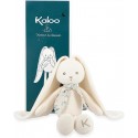 PANTIN POUPEE LAPIN CRÊME 25CM - AVEC BOITE LAPINOO KALOO