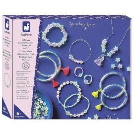 COFFRET 11 BIJOUX PHOSPHORESCENTS DREAMLAND A CRÉER - LES ATELIERS BIJOUX JANOD-3700217391164-Lilojouets-Questembert-Muzillac-Mo