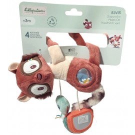 PELUCHE D'ACTIVITÉS ELVIS LE LÉMURIEN 23CM QUI S'ACCROCHE - LILLIPUTIENS-5414834836813-Lilojouets-Questembert-Muzillac-Morbihan