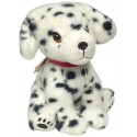 PELUCHE CHIEN DALMATIEN ASSIS 22CM PUPPY LOVE BUTTONS - KEELECO