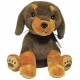 Peluche chiot teckel assis 22cm puppy love peanut - keeleco-5027148038011-lilojouets-questembert-muzillac-morbihan