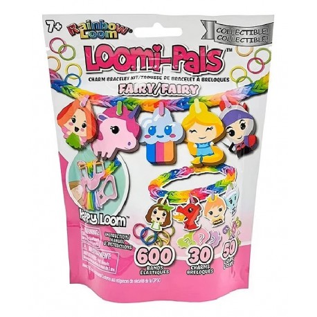 SACHET 600 ELASTIQUES ET CHARMS BRACELETS RAINBOW LOOMI PALS COLLECTIBLES ASST-3701405816247-Lilojouets-Questembert-Muzillac-Mor