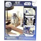Maquette robot r2-d2 star wars 28x19x19cm - 201 piÈces en carton - 4d build-0681147013193-lilojouets-questembert-muzillac-morbih
