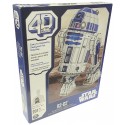 MAQUETTE ROBOT R2-D2 STAR WARS 28X19X19CM - 201 PIÈCES EN CARTON - 4D BUILD