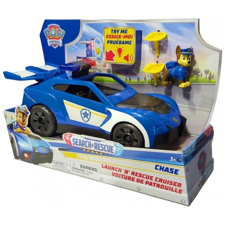 VOITURE DE PATROUILLE 32CM SONS ET LUMIÈRES DE CHASE - PAT PATROUILLE-0681147097216-Lilojouets-Questembert-Muzillac-Morbihan