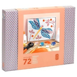 COFFRET ATELIER MOSAÏQUE No72 - ATELIERS GRANDS AUGUSTINS - DJECO - -3070900100725-Lilojouets-Questembert-Muzillac-Morbihan