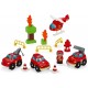 Mallette vÉhicules de pompiers abrick - 40 piÈces - a partir de 18 mois -3280250033592-lilojouets-questembert-muzillac-morbihan