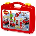 MALLETTE VÉHICULES DE POMPIERS ABRICK - 40 PIÈCES - A PARTIR DE 18 MOIS 