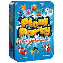 JEU PLOUF PARTY - BOITE MÉTAL - JEU D'AMBIANCE ET FAMILIAL - 6 ANS ET-3760052142901-Lilojouets-Questembert-Muzillac-Morbihan