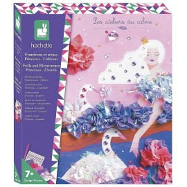 COFFRET FROUFROUS ET STRASS 2 TABLEAUX PRINCESSES - DÈS 7 ANS - JANOD-3700217390419-Lilojouets-Questembert-Muzillac-Morbihan