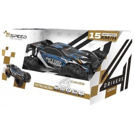 VOITURE NITRO RUSH RADIOCOM. 25CM AVEC LED 2.4GHZ 15KMH - DÈS 8 ANS - SILVERLIT-3700224541873-Lilojouets-Questembert-Muzillac-Mo