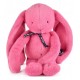 Peluche lapin mÉloÉ rose bubble gum 37cm - maÏlou - fabrication franÇaise-3701221502959-lilojouets-questembert-muzillac-morbihan