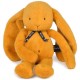 Peluche lapin mÉloÉ safran 37cm - maÏlou - fabrication franÇaise-3701221503284-lilojouets-questembert-muzillac-morbihan
