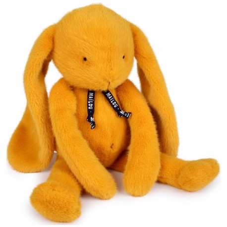 PELUCHE LAPIN MÉLOÉ SAFRAN 37CM - MAÏLOU - FABRICATION FRANÇAISE-3701221503284-Lilojouets-Questembert-Muzillac-Morbihan