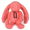 PELUCHE LAPIN MÉLOÉ CORAIL ACIDULÉ 37CM - MAÏLOU - FABRICATION FRANÇAISE