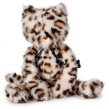 PELUCHE CHAT MÉLOÉ LÉOPARD 37 CM - MAÏLOU - FABRICATION FRANÇAISE-3701221503390-Lilojouets-Questembert-Muzillac-Morbihan