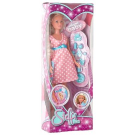 POUPÉE STEFFI LOVE ENCEINTE 29CM AVEC ACCESSOIRES DE NAISSANCE-4006592041557-Lilojouets-Questembert-Muzillac-Morbihan