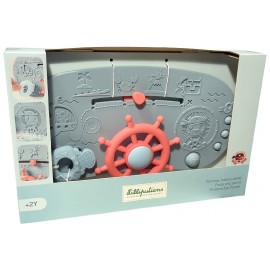 PANNEAU BATEAU PIRATE SILICONE 30X18CM - JOUET DE BAIN DÈS 2 ANS - LILLIPUTIENS-5414834837131-Lilojouets-Questembert-Muzillac-Mo