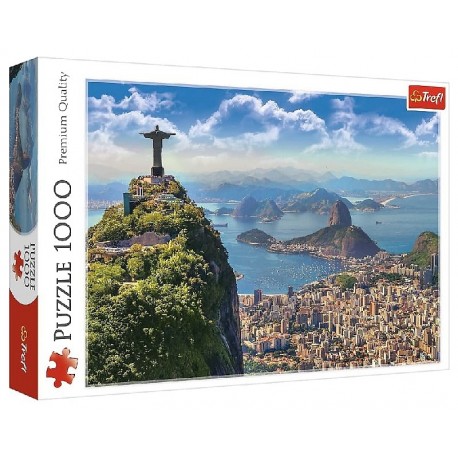 PUZZLE RIO DE JANEIRO BRÉSIL 1000 PIÈCES 68X48CM - TREFL-5900511104059-Lilojouets-Questembert-Muzillac-Morbihan
