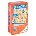 JEU DE SUDOKU - BOITE MÉTAL - PLATEAU BOIS 18X18CM - 81 PIONS - CAYRO