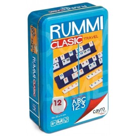 JEU RUMMI DE VOYAGE - BOITE MÉTAL 106 PIÈCES - STYLE PETIT RUMMIKUB - CAYRO-8422878707553-Lilojouets-Questembert-Muzillac-Morbih