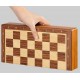 Coffret jeu d'Échecs pliable en bois - plateau 30x30cm deluxe - ambassador-4897049305632-lilojouets-questembert-muzillac-morbiha