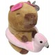 Peluche capybara natation 25cm avec bouÉe peluche asst-5050565949837-lilojouets-questembert-muzillac-morbihan