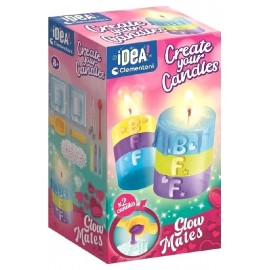 KIT CRÉATIF 2 BOUGIES A CRÉER - IDEA CLEMENTONI-8005125183524-Lilojouets-Questembert-Muzillac-Morbihan