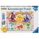 PUZZLE POKEMON ÉCARLATE ET VIOLET - 100 PIÈCES XXL 49X36CM - RAVENSBURGER