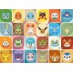 Puzzle portraits de pokemon - 100 piÈces xxl 49x36cm - ravensburger-4005555043201-lilojouets-questembert-muzillac-morbihan
