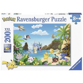 PUZZLE POKEMON ATTRAPEZ LES TOUS 200 PIÈCES XXL 49X36CM - RAVENSBURGER-4005556128402-Lilojouets-Questembert-Muzillac-Morbihan