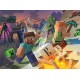 Puzzle monstres de minecraft - 100 piÈces xxl 49x36cm - ravensburger-4005556133338-lilojouets-questembert-muzillac-morbihan