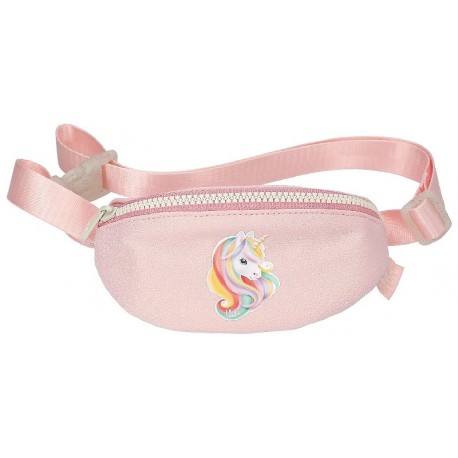 PETIT SAC BANANE ROSE PAILLETÉ - YLVI LA LICORNE - DEPESCHE-4010070724627-Lilojouets-Questembert-Muzillac-Morbihan