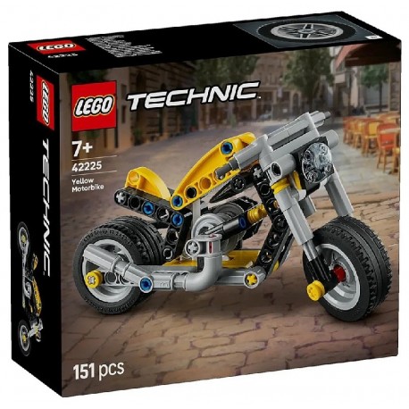 42225 LA MOTO JAUNE - 151 PIÈCES - LEGO TECHNIC-5702018069356-Lilojouets-Questembert-Muzillac-Morbihan