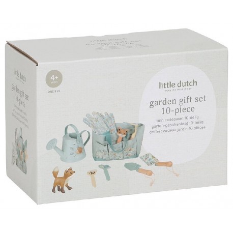 SACOCHE DE JARDINAGE AVEC 10 ACCESSOIRES BOIS ET MÉTAL -  LITTLE DUTCH-8713291891142-Lilojouets-Questembert-Muzillac-Morbihan
