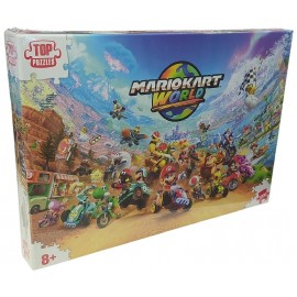 PUZZLE MARIOKART WORLD 1000 PIÈCES 68X48CM AVEC POSTER - TOP TRUMPS PUZZLES-5053410008475-Lilojouets-Questembert-Muzillac-Morbih