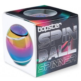 BOPSTER SPIN BALL SPINNER IRISÉ MULTICOLORE - BOULE MÉTAL 4CM ANTISTRESS FIDGET-5060459746916-Lilojouets-Questembert-Muzillac-Mo