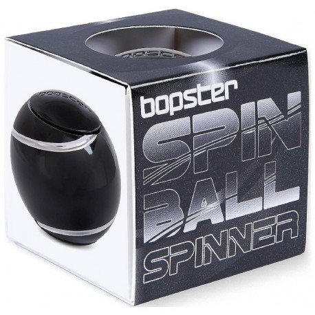 BOPSTER SPIN BALL SPINNER BLACK - BOULE MÉTAL 4CM ANTI-STRESS FIDGET-5060459746923-Lilojouets-Questembert-Muzillac-Morbihan