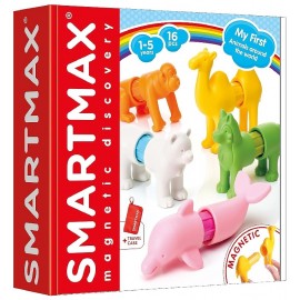 SMARTMAX MY FIRST ANIMAUX AUTOUR DU MONDE - 16 PIÈCES MAGNÉTIQUES-5414301250722-Lilojouets-Questembert-Muzillac-Morbihan