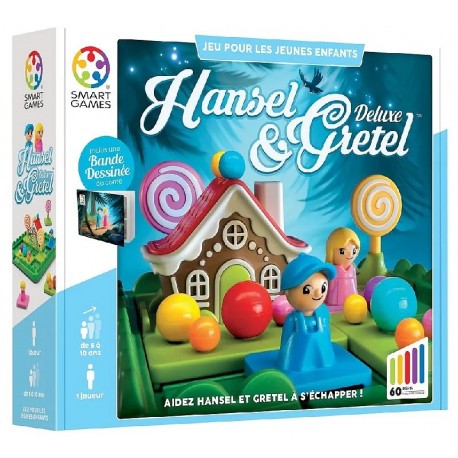 JEU HANSEL ET GRETEL - JEU DE RÉFLEXION 60 DÉFIS POUR LES 5-10 ANS - SMARTGAMES-5414301527350-Lilojouets-Questembert-Muzillac-Mo