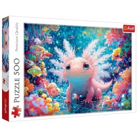 PUZZLE AXOLOTE 500 PIÈCES 48X34CM - TREFL-5900511375367-Lilojouets-Questembert-Muzillac-Morbihan