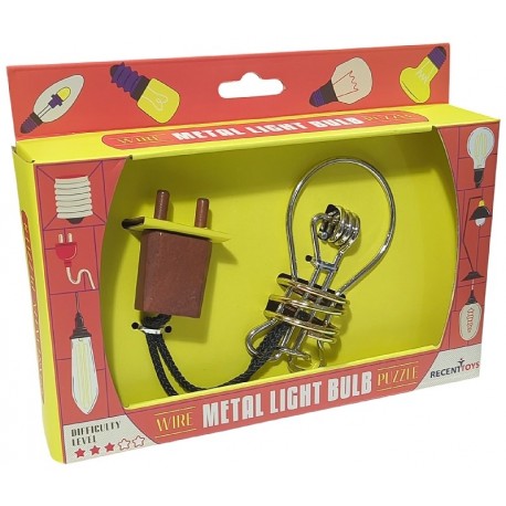 CASSE-TÊTE EN MÉTAL LIGHT BULB - L'AMPOULE - RECENT TOYS-8717278850863-Lilojouets-Questembert-Muzillac-Morbihan