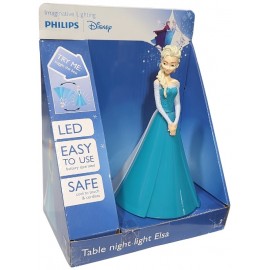 VEILLEUSE DE TABLE PRINCESSE ELSA 18CM - REINE DES NEIGES FROZEN DISNEY-3181860101629-Lilojouets-Questembert-Muzillac-Morbihan