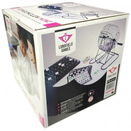 JEU DE BINGO MINI AVEC SPHÈRE 13CM EN MÉTAL 75 BOULES ET 18 CARTES - ENGELHART-8716096012279-Lilojouets-Questembert-Muzillac-Mor