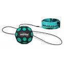 BALLE DE REBOND BLEUE 6CM - BRACELET ET CORDE ÉLASTIQUE 120CM - MOON BALL WABOBA