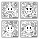 Pack 4 coloriages velours Émotions 18x18cm a colorier peindre et histoire audio-0726529466492-lilojouets-questembert-muzillac-mo