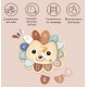 Horloge Éducative hÉrisson 12 piÈces en bois dÈs 12 mois - speedy monkey-0850047013880-lilojouets-questembert-muzillac-morbihan